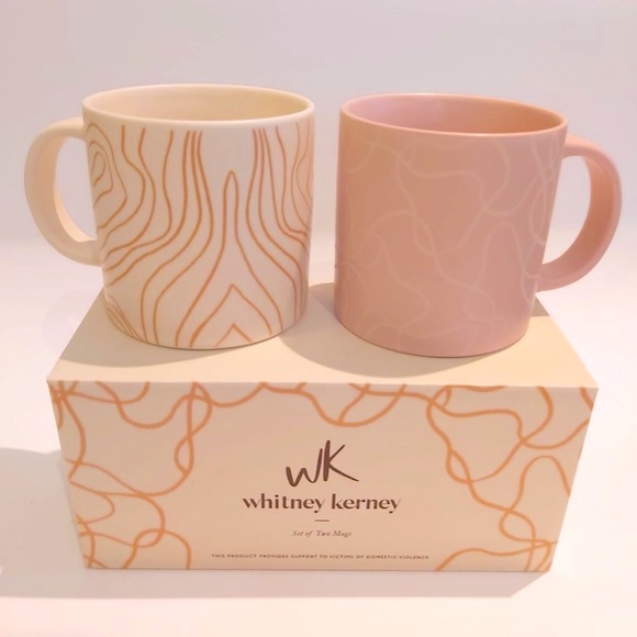 Whitney Kerney Other - 🌟HOST PICK!!!🌟🌸Whitney Kerney Mugs – Set of 2🌸